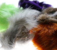 Rabbit Fur Zonker Strip