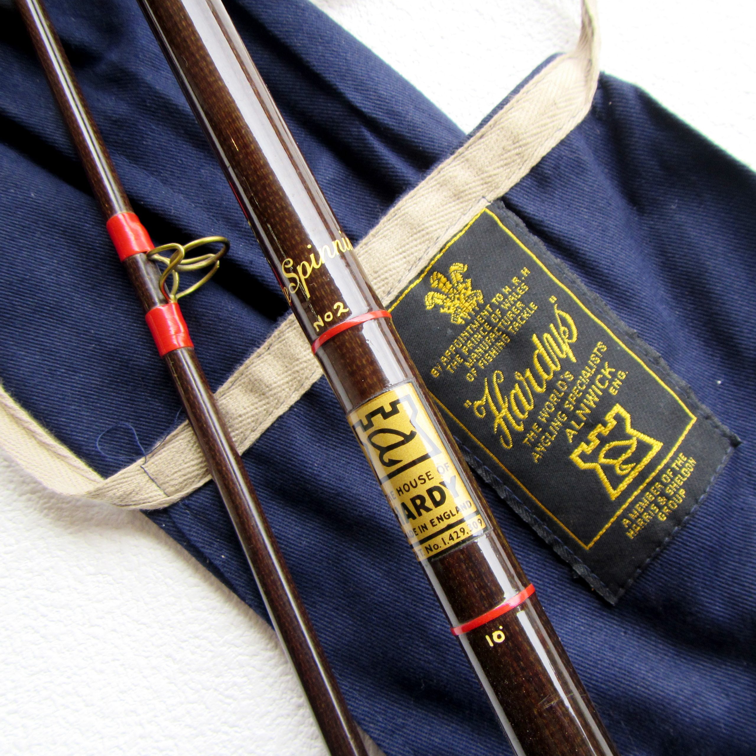 ハーディー ファイバーライト No.2 スピニング 10’ 2 1/4oz以上用 2pc